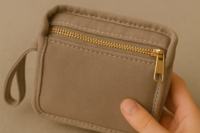 Costuras invertidas com zíper aparente