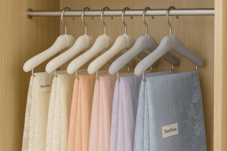 Montagem de torres verticais com caixas empilháveis etiquetadas por tipo de intervenção